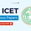 TS ICET Previous Papers With Solutions PDF, Download Now